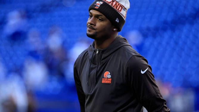 Cleveland Browns QB Deshaun Watson nursing shoulder injury.