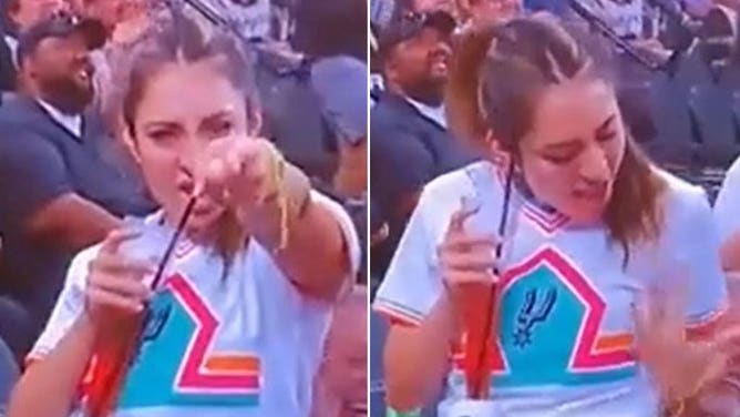 Dancing Spurs fan Kelly Clarkson song