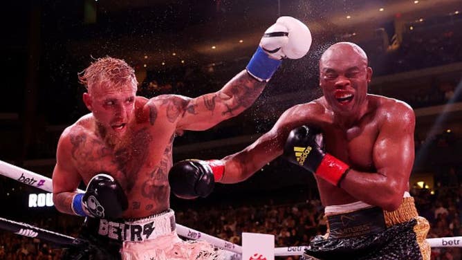 Jake Paul boxes UFC Anderson Silva
