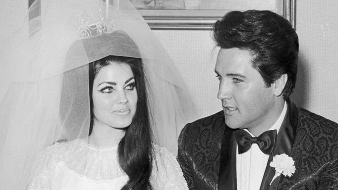 Elvis and Priscilla Presley