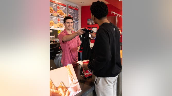 Stetson Bennett at Raising Cane's.