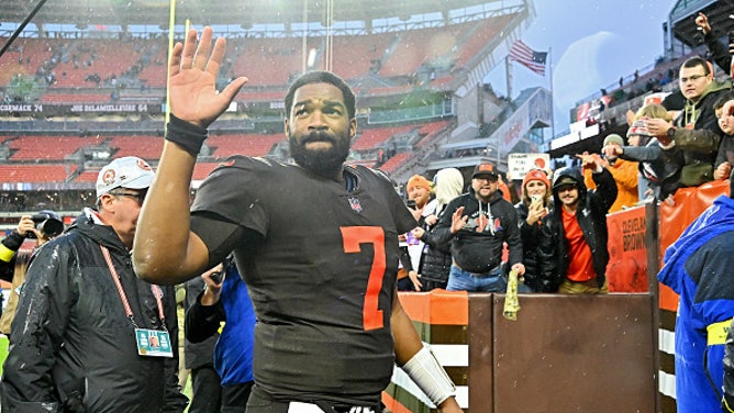 Browns backup quarterback Jacoby Brissett.