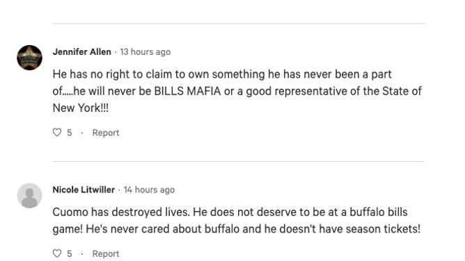 Cuomo Bills game - 1
