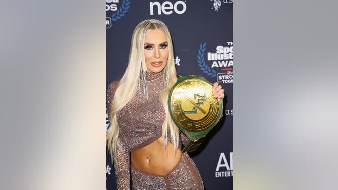 Dana Brooke Wears Caution Tape
