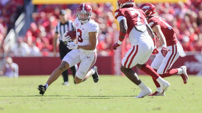 Alabama Crimson Tide wide receiver Jermaine Burton.