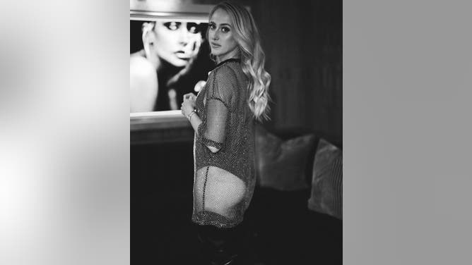 Brittany Mahomes See-Through Outfit Las Vegas