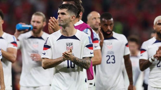 Christian Pulisic, of the U.S., during a FIFA World Cup Qatar 2022 Group B match against Wales at Ahmad Bin Ali Stadium Nov. 21, 2022 in Doha, Qatar.