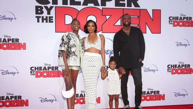 Zaya Wade, Gabrielle Union, and Dwayne Wade