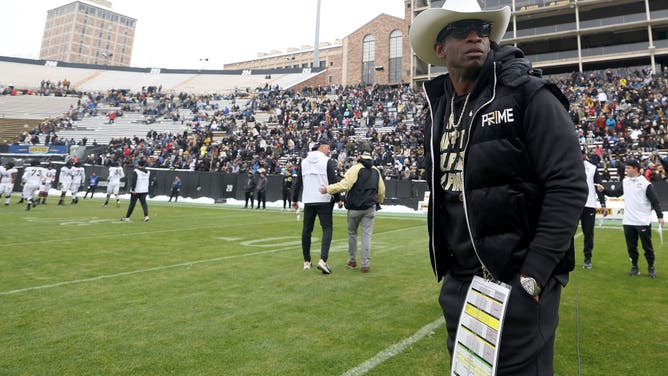 Colorado head coach Deion Sanders