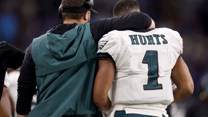 Head coach Nick Sirianni helped quarterback Jalen Hurts maximize his talent last season.