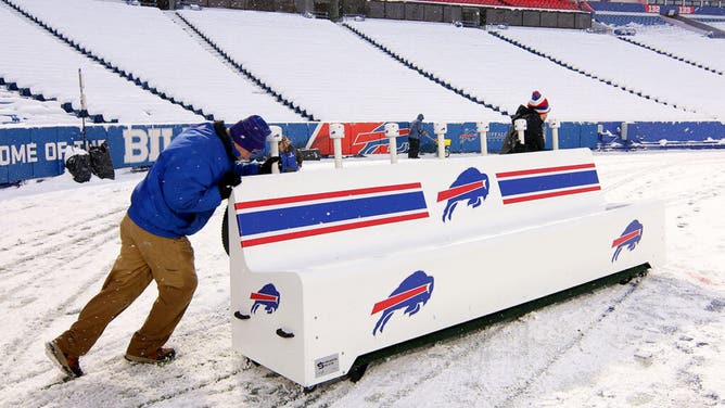 NFL Weather report calls for below zero feels-like temperatures.