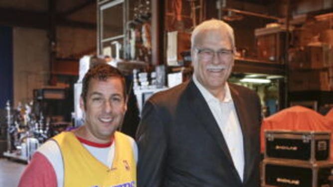 Adam Sandler and Phil Jackson