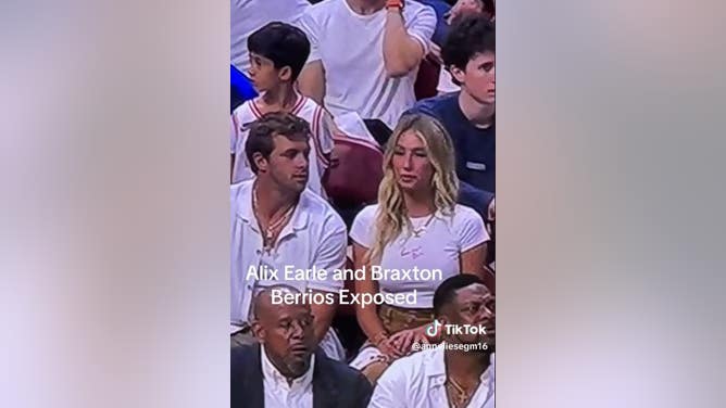 Alix Earle Braxton Berrios Heat Game