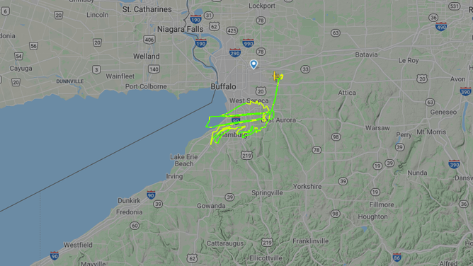 Bills airplane flight pattern