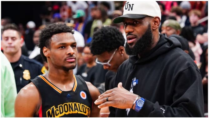 Bronny James wants people to think he's an underdog. The USC player posted on Instagram he