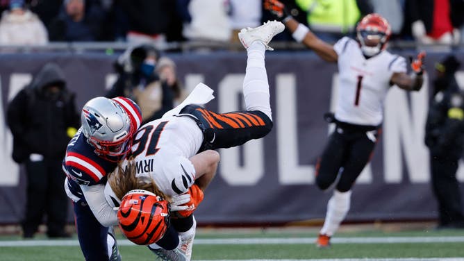 Bengals beat Patriots behind 3 TD passes from Joe Burrow.