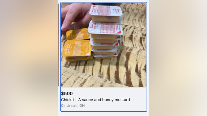 Chick fil A sauce Facebook Marketplace