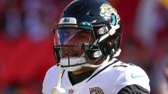 Jacksonville Jaguars wide receiver Christian Kirk, #13, before an NFL game between the Jacksonville Jaguars and Kansas City Chiefs on Nov. 13, 2022 at GEHA Field at Arrowhead Stadium in Kansas City, Missouri.