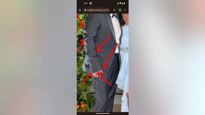 Clay Travis Ron DeSantis ball suit jacket
