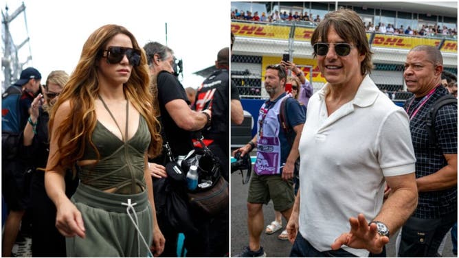 Shakira and Tom Cruise
