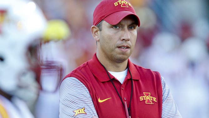Iowa State's Matt Campbell got heated following the loss to Ohio