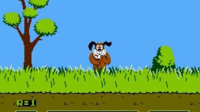 Dog From Duck Hunt Laughing At Failed Attempt