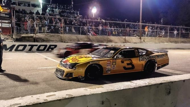 Dale Earnhardt Jr. runs dad's old No. 3 car.