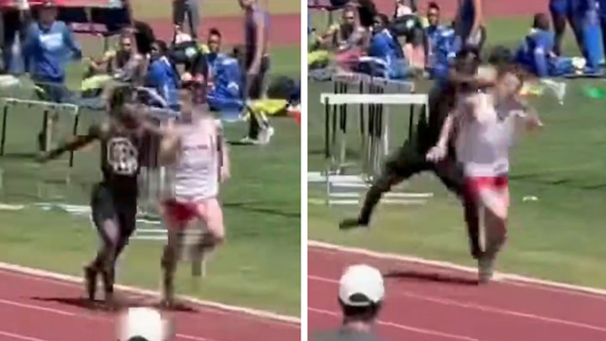 Florida Track meet punch video details