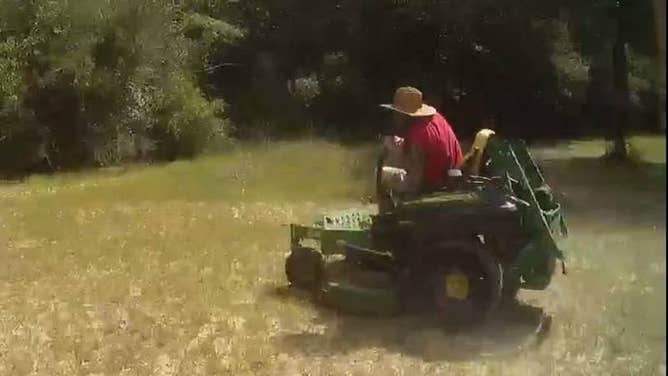 Florida man lawn mower police chase