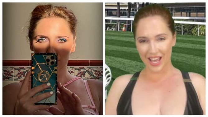 Former Jockey Turned OnlyFans Model Libby Hopwood Instantly Regrets Stripping Down To A Bikini & Pouring Milk On Herself