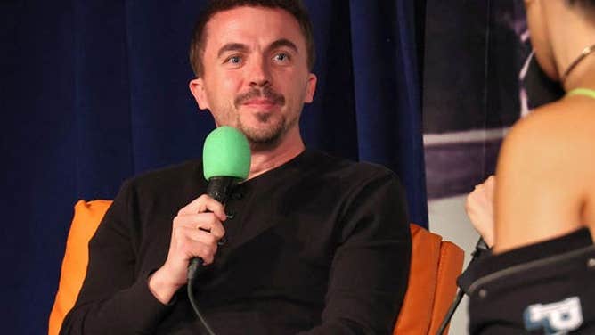 Frankie Muniz speaks onstage at Brie and Nikki Bella's live edition of SiriusXM's