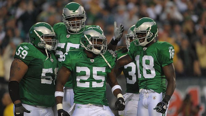Eagles Kelly Green Throwbacks