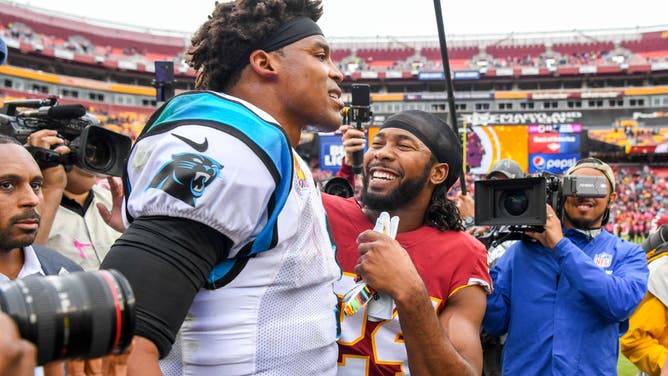 Josh Norman and Cam Newton.