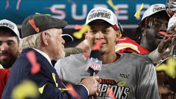 Clay Travis likes the Kansas City Chiefs to win Super Bowl LVII over the Philadelphia Eagles, which would be their second title in the last four seasons.