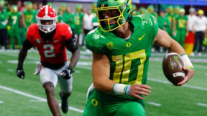 Bo Nix and Oregon want another shot at Georgia.