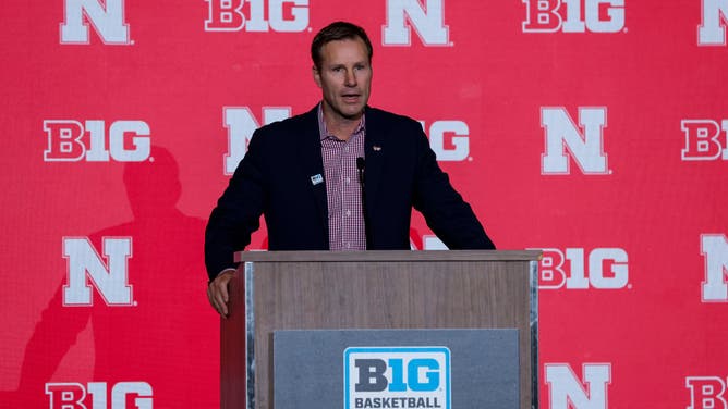 Nebraska head coach Fred Hoiberg is at Big Ten Media days.