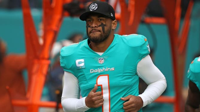 The Dolphins are publicly committed to quarterback Tua Tagovailoa so it makes sense they would deny interest in Lamar Jackson.