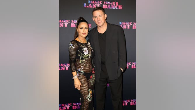 Salma Hayek See-Through Dress Magic Mike