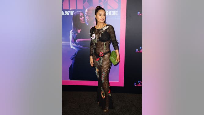 Salma Hayek See-Through Dress Magic Mike