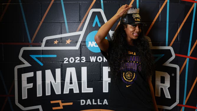 Angel Reese likes to crown herself, but she doesn't have to. People like Shaq are happy to heap the praise on her over someone like Joe Burrow in the same of equity.