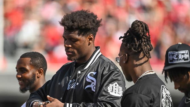 Former University of Georgia DE Nolan Smith receives his 2022 National Championship ring during the G-Day Red and Black Spring Game.