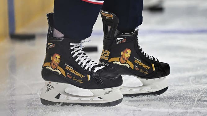 NHL Nick Foligno Willie O'Ree Skates