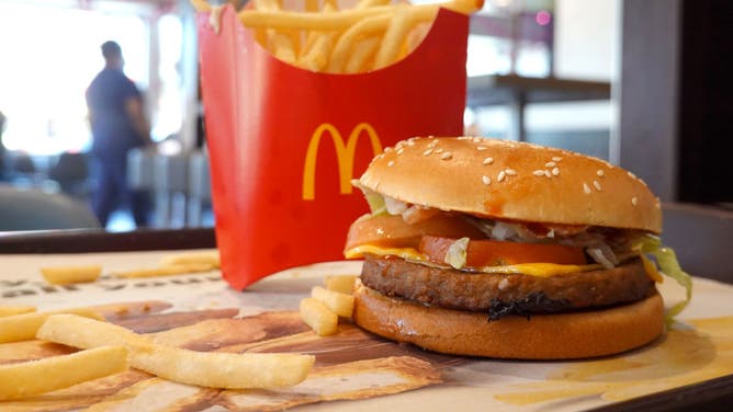 McDonalds fries NBA game.