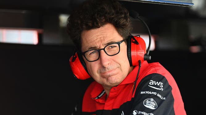 Ferrari team principal Mattia Binotto