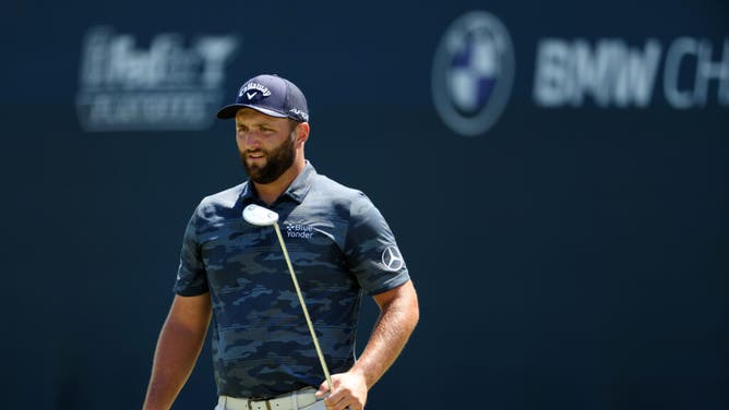 Jon Rahm during the third round of the BMW Championship.