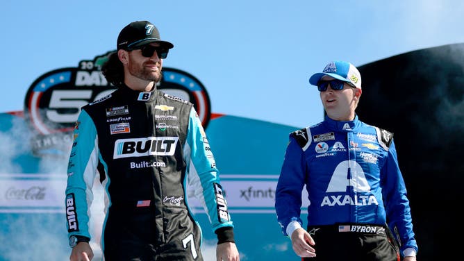 Corey LaJoie and William Byron.