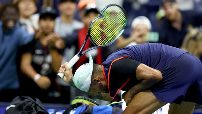 Nick Kyrgios Destroys 2 Rackets After Losing In US Open: Video