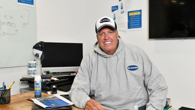 Former NFL head coach and current ESPN analyst Rex Ryan made a foot fetish joke while talking about the Chiefs offensive offsides penalty.