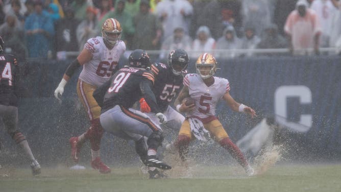 Trey Lance gets a bit of a pass for the rain game, but not so much this week vs. an inferior NFL opponent at home