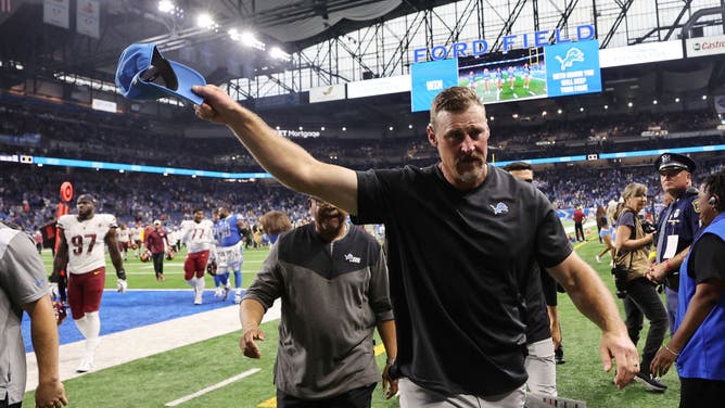 Dan Campbell doesn't get Vikings-Lions line.